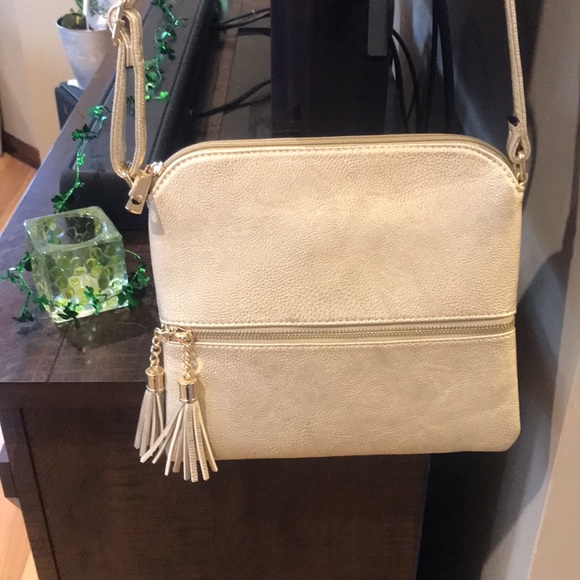 Gold crossbody bag - Picture 2 of 16